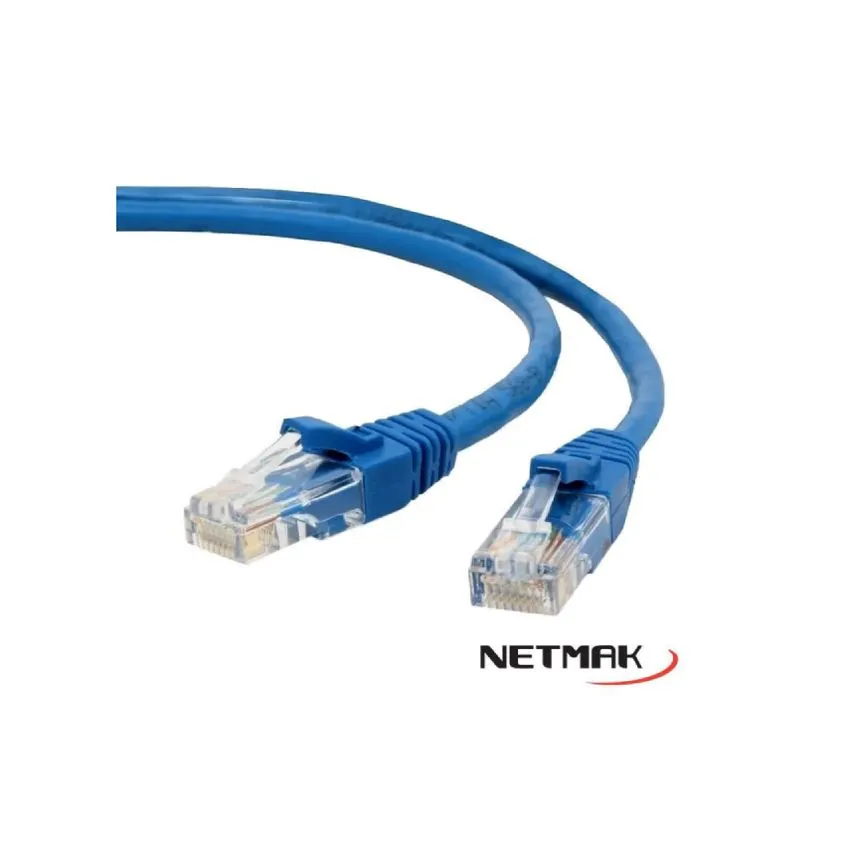 Patchcord 5 metros Cat 5e Netmak
