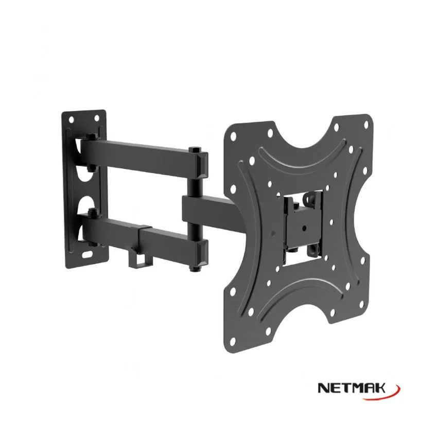 Soporte TV LED 23"- 43" Brazo articulado movil Netmak NM-ST34