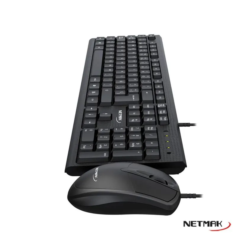 Combo Mouse + Teclado USB Netmak NM-KB340