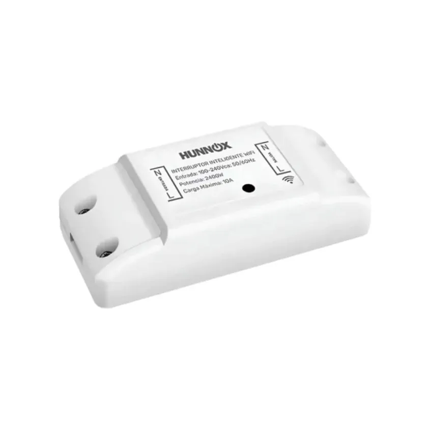 Interruptor Inteligente Hunnox Wifi 220V 10A 2400w DM-BR1WF