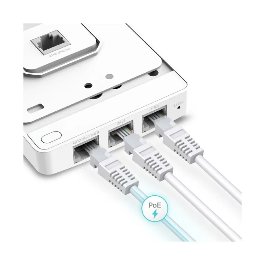 EAP235 Wall AC1200 Mbps AP Mu-Mimo Gigabit p/caja de Pared Tp-Link EAP235