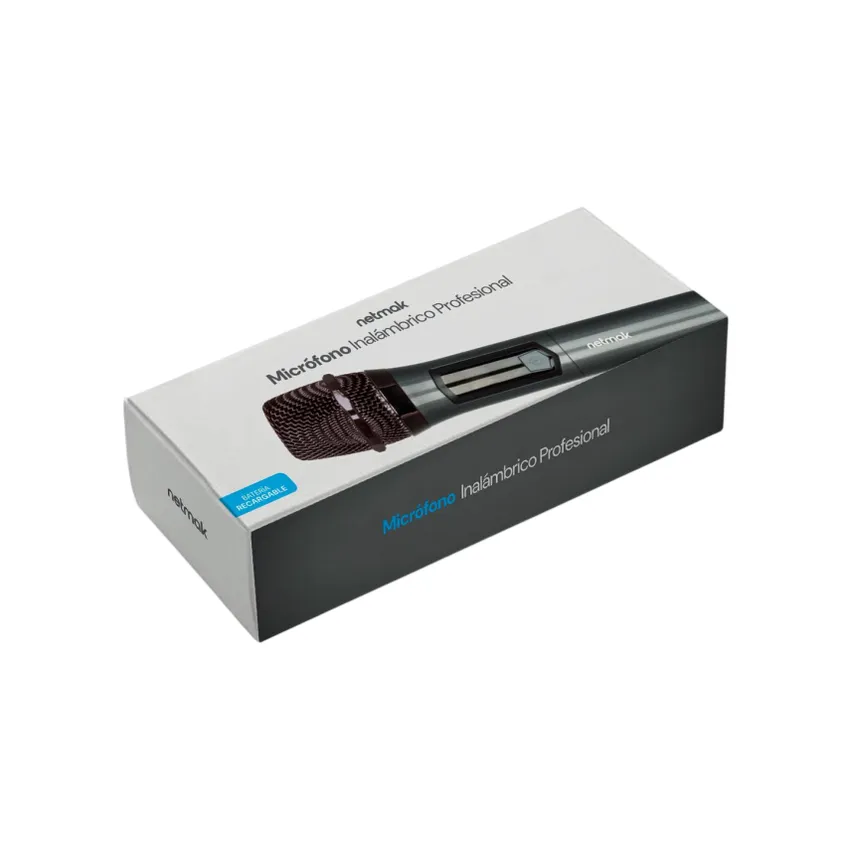 Microfono Inalambrico Profesional Recargable Netmak NM-MC23