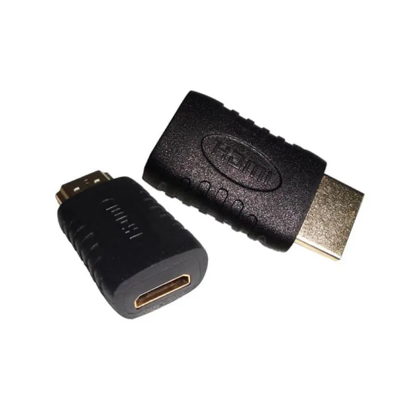 Adaptador HDMI Macho a Mini HDMI Hembra Nisuta Conectores Dorados NSADHDMI