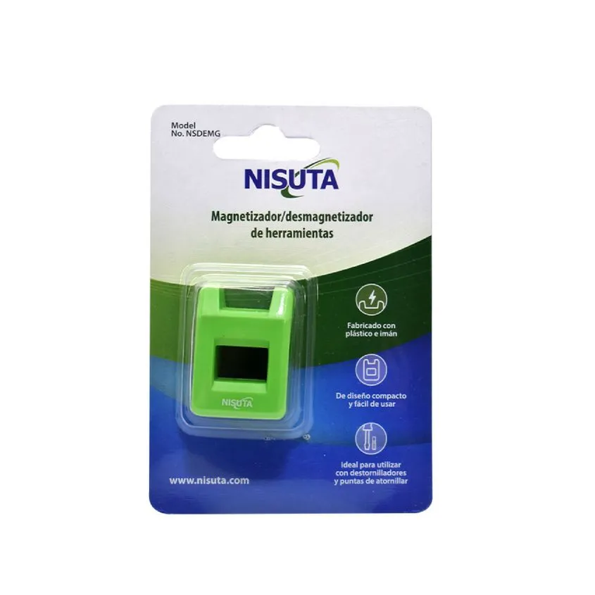 Magnetizador y Desmagnetizador de Herramientas y Tornillos Nisuta NSDEMG