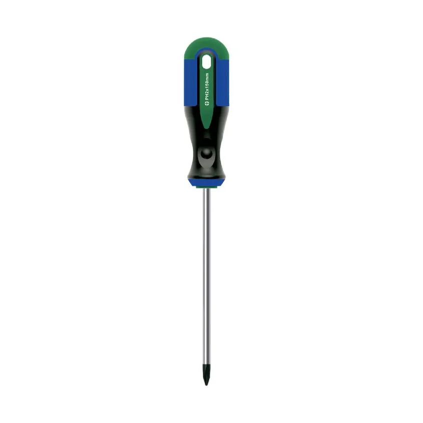 Destornillador phillips PH2x150mm Punta Endurecida e Imantada Nisuta NSDEPH2150