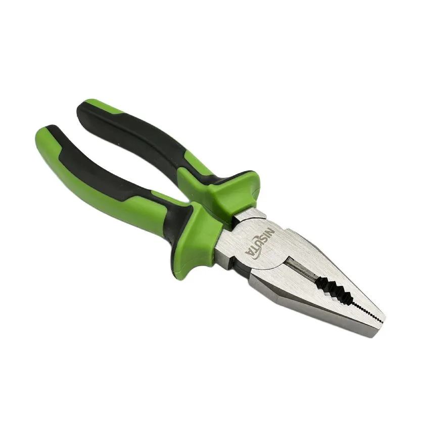 Pinza de 7" Acero al Carbono c/ Cuchilla de Corte Nisuta NSPI7
