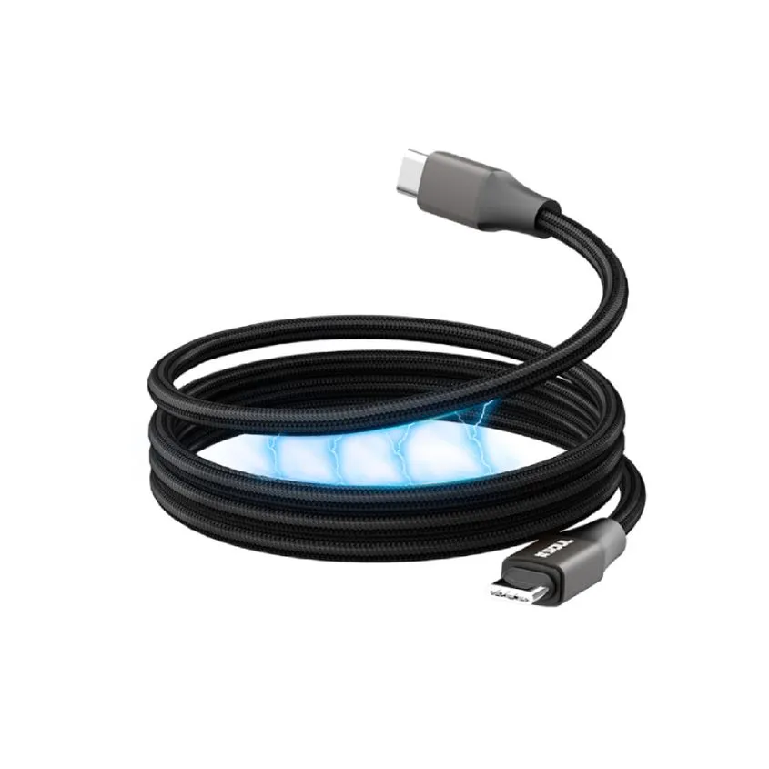 Cable Usb Magnetico 60w Tipo-C/Tipo-C Negro Soul 1MT USB-M60TTNE