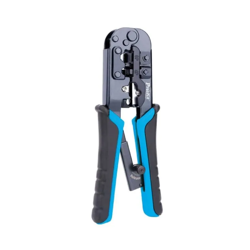 Pinza Crimpeadora RJ-45 Proskit Criquet c/ Corte  RPZA00047