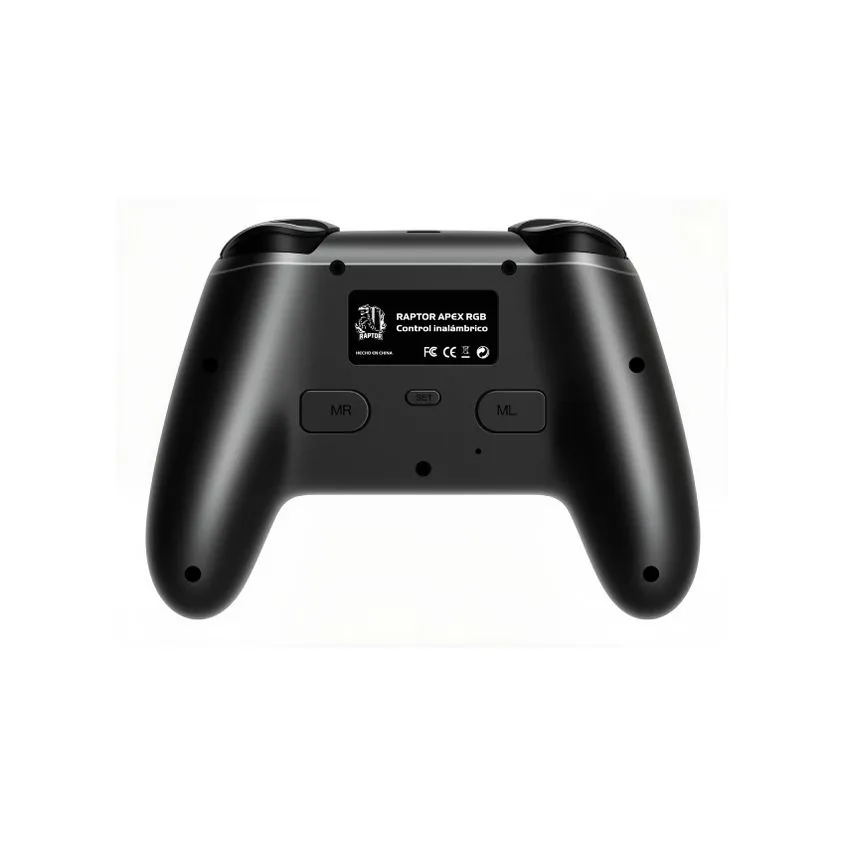 Gamepad Joystick Raptor Apex Wireless Ps3/pc/switch/android Negro Rap-apex-v2-bk