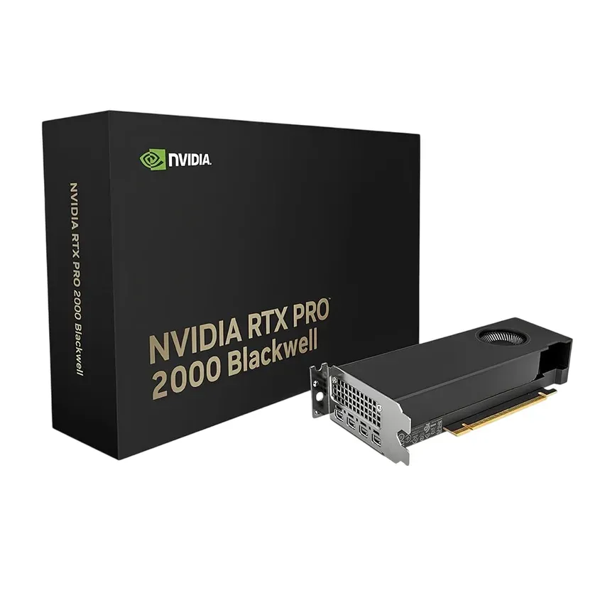 Placa de Video PNY QUADRO RTX PRO 2000 Blackwell 16Gb GDDR7 4x Mini Display Port 1-0418331