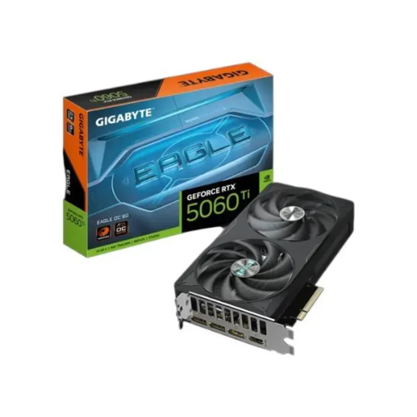 Placa de Video Gigabyte GeForce RTX 5060 Ti EAGLE OC 8G 1-0418201
