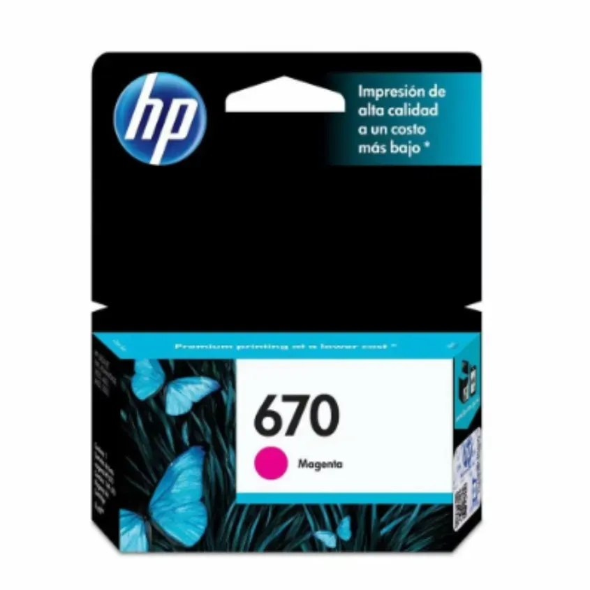 Cartucho Original HP 670 MAGEN INK CARTRIDGE CZ115AL 1-0417671