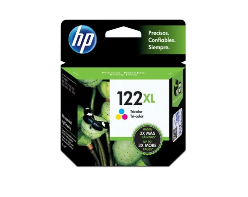 Cartucho Original HP 122XL TRIColor Inkjet Cartridge CH564HL 1-0417661