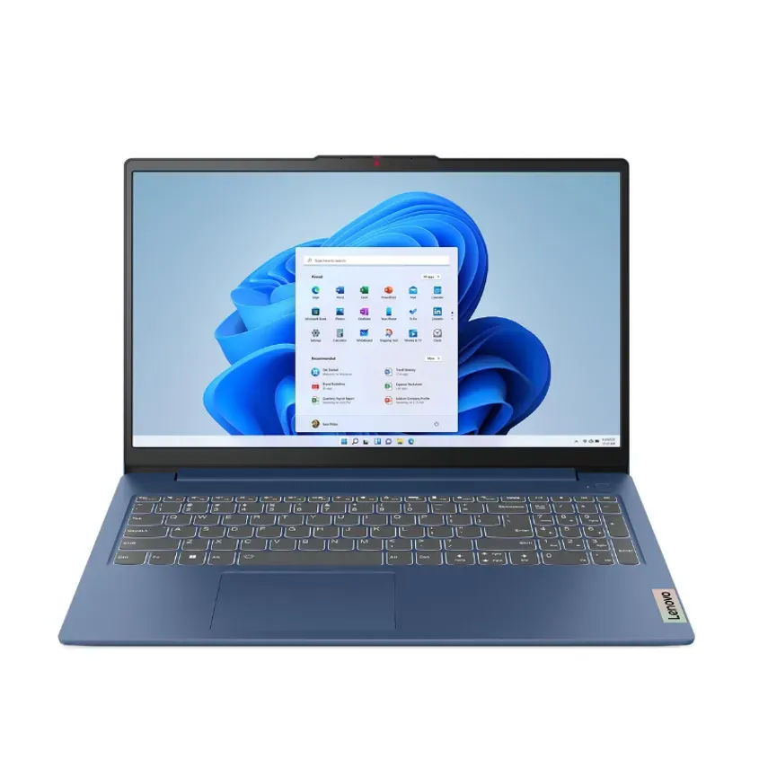 Notebook Lenovo IP Slim 3 15AMN8 15.6" FHD AMD R5 7520U 16GB DDR5 512GB NVME W11H AZUL 1-0418449