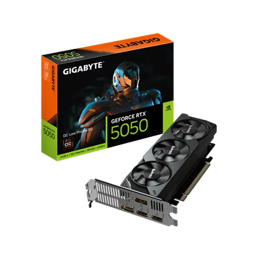 Placa VGA Gigabyte GeForce RTX 5050 OC Low Profile 8G 1-0418265