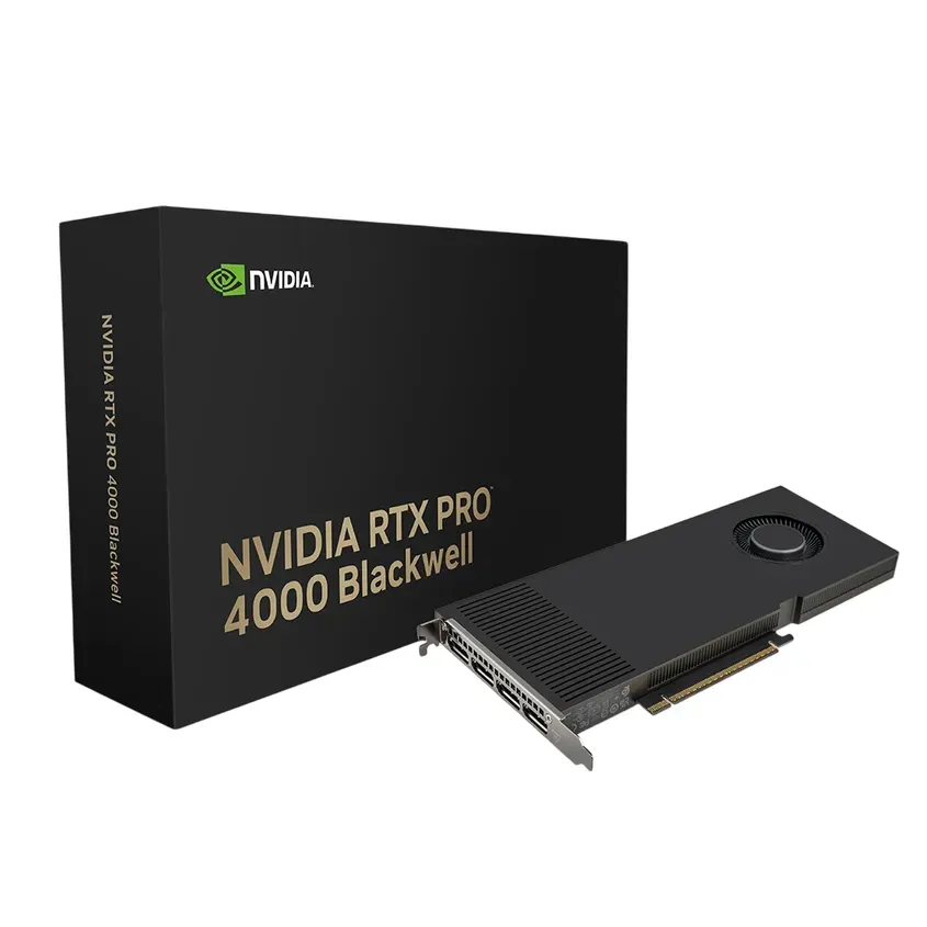 Placa VGA PNY QUADRO RTX PRO 4000 Blackwell 24Gb GDDR7 4x Mini Display Port 1-0418332