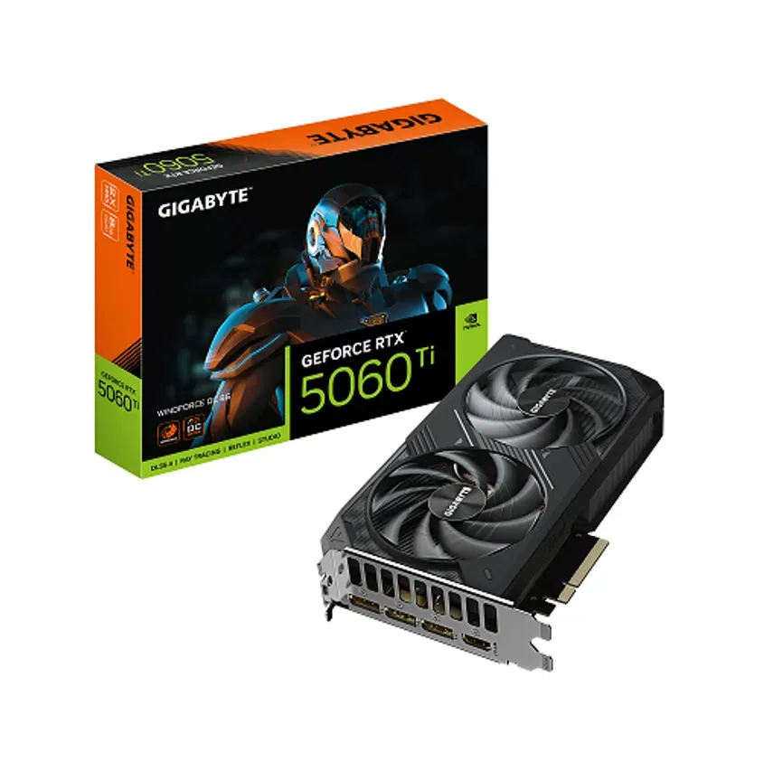 Placa VGA Gigabyte GeForce RTX 5060 Ti WINDFORCE OC 8G 1-0417816