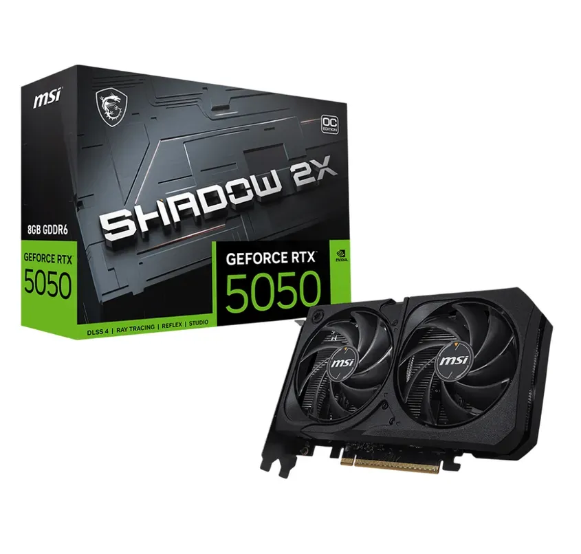 VGA MSI GeForce RTX 5050 8G SHADOW 2X OC 1-0418098