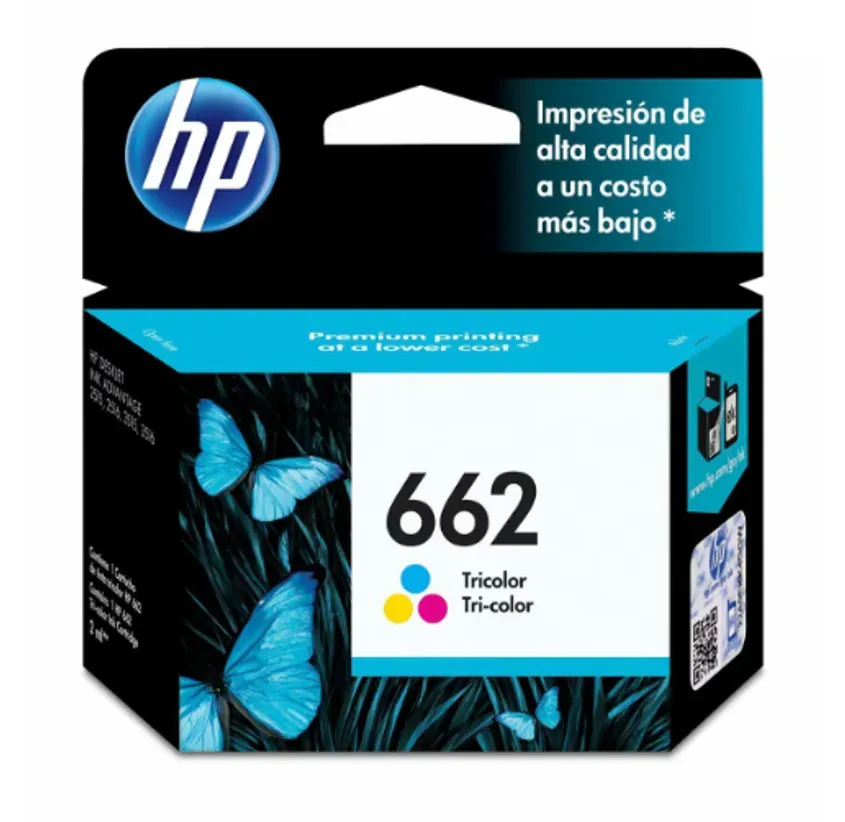 Cartucho De Tinta Original Hp 662 Tri-color Inkcarthp662-o
