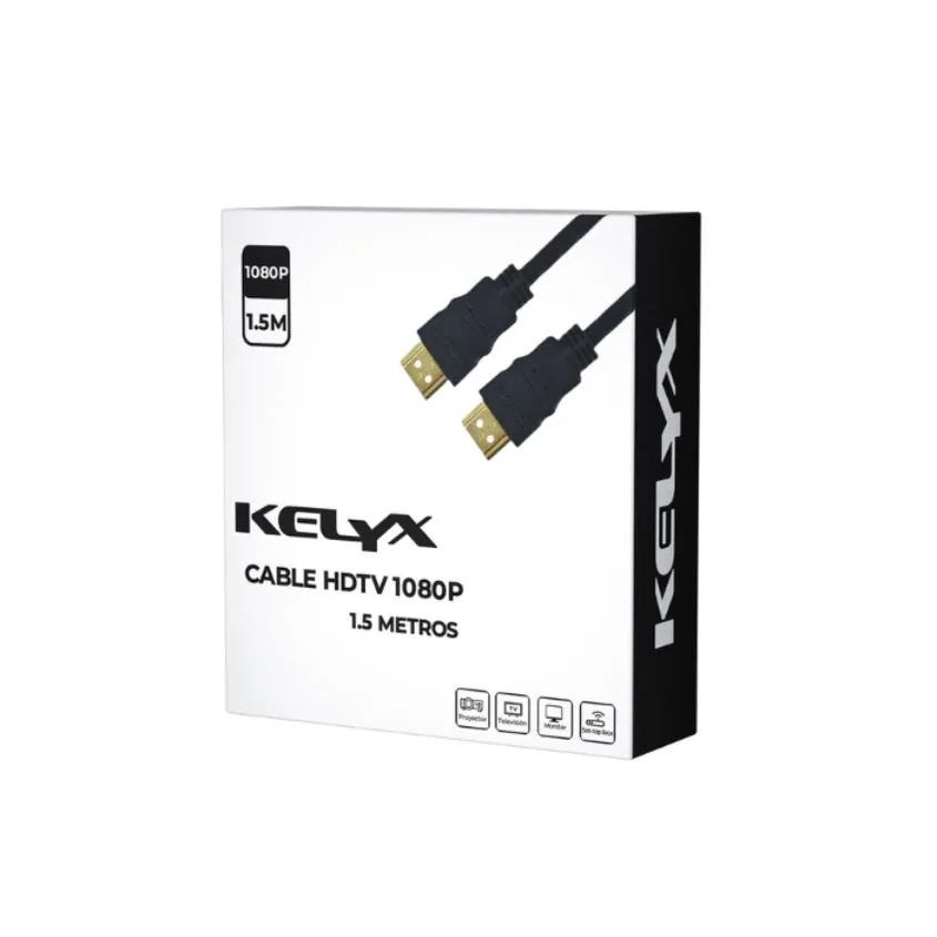 Cable Kelyx Hdmi 1080p 1.5 Metros Kl-cbl-1080-1.5m