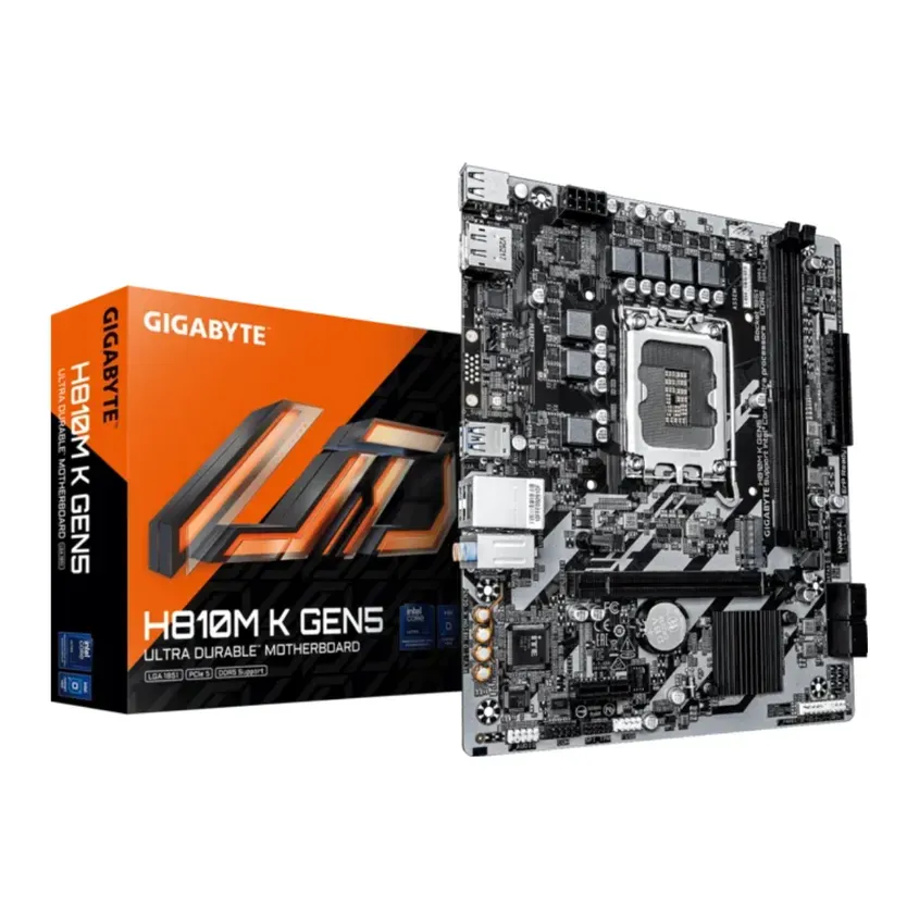 Mother Gigabyte H810M K GEN5 DDR5 1851 (Serie Ultra) 1-0418609