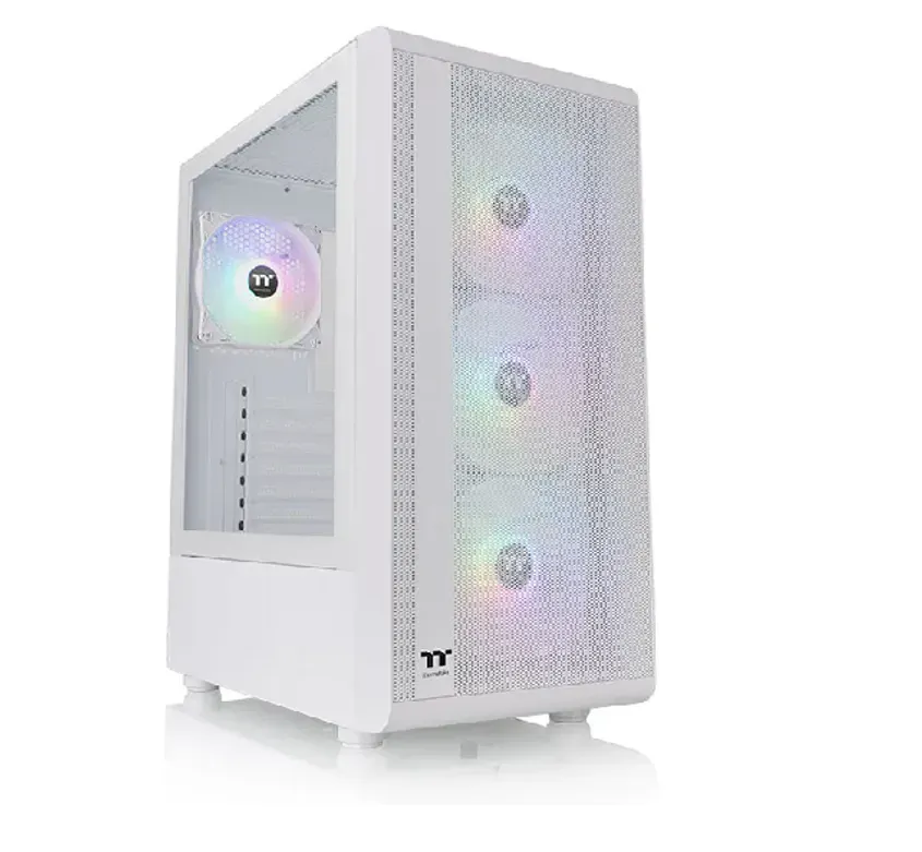 Gabinete TT S200 Mid-Tower TG Fan ARGB x4 Snow 1-0417377