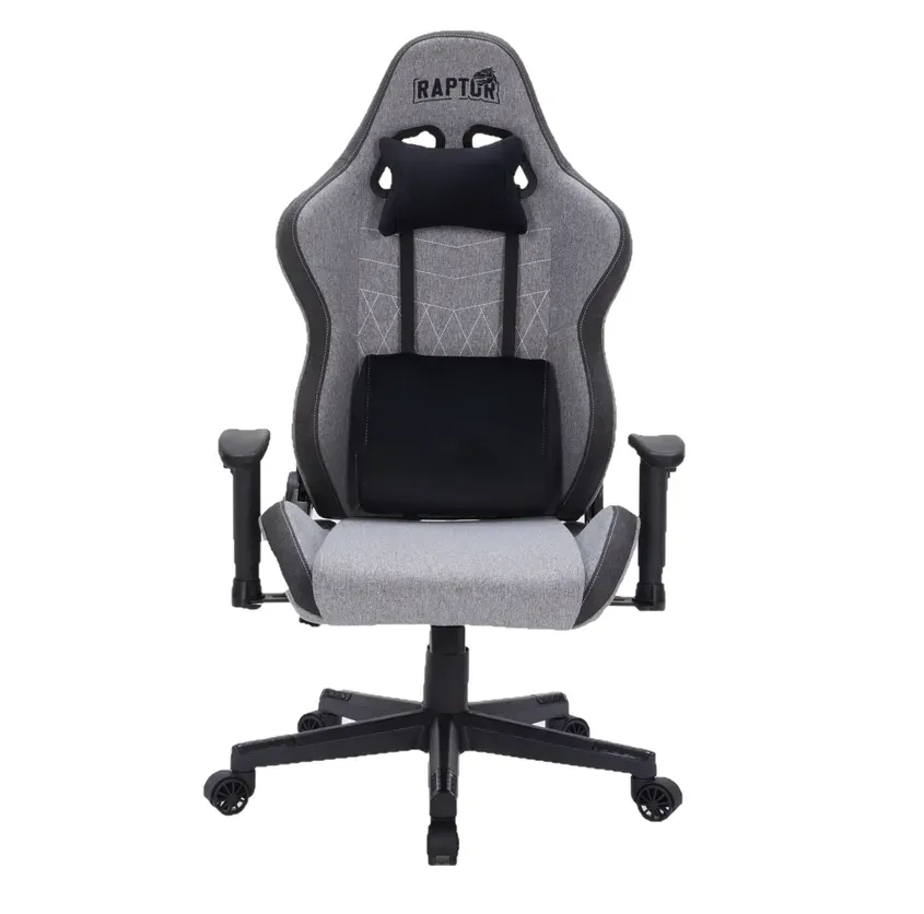 Silla Gamer Raptor Throne R1 Tela Gris