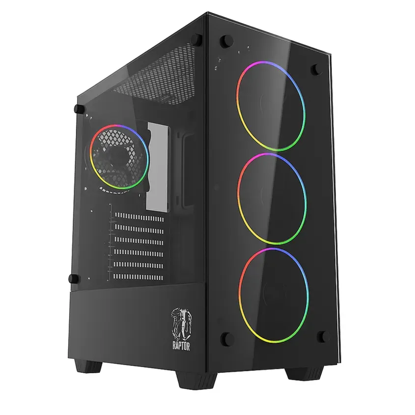 Gabinete Gamer Raptor Sentinel c/Fuente Raptor Volt 500W 80+ Bronze 1-0418359