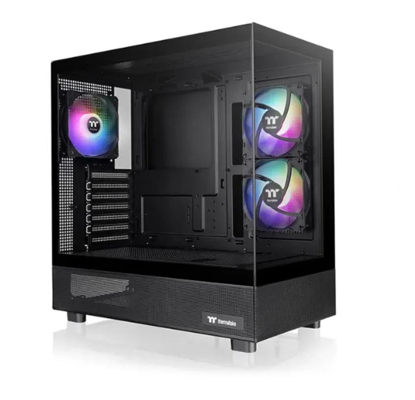 Gabinete TT View 270 Plus Mid-Tower TG x2 Fan ARGB x3 Black 1-0416293