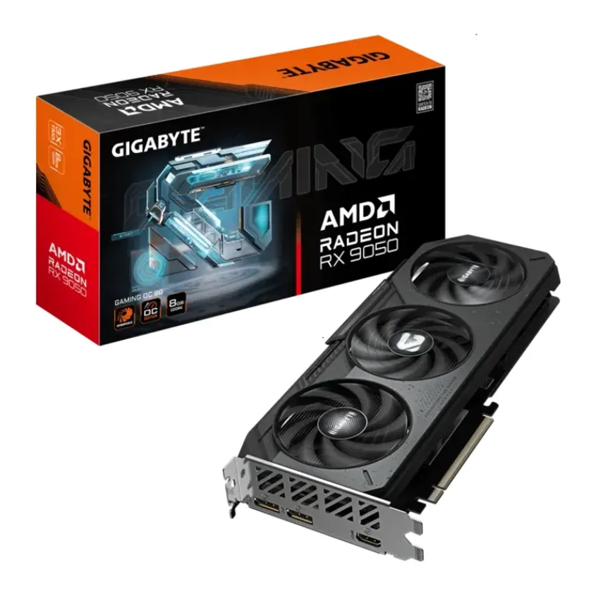 Placa De Video Vga Gigabyte Radeon Rx 9050 Gaming Oc 8g 1-0418658