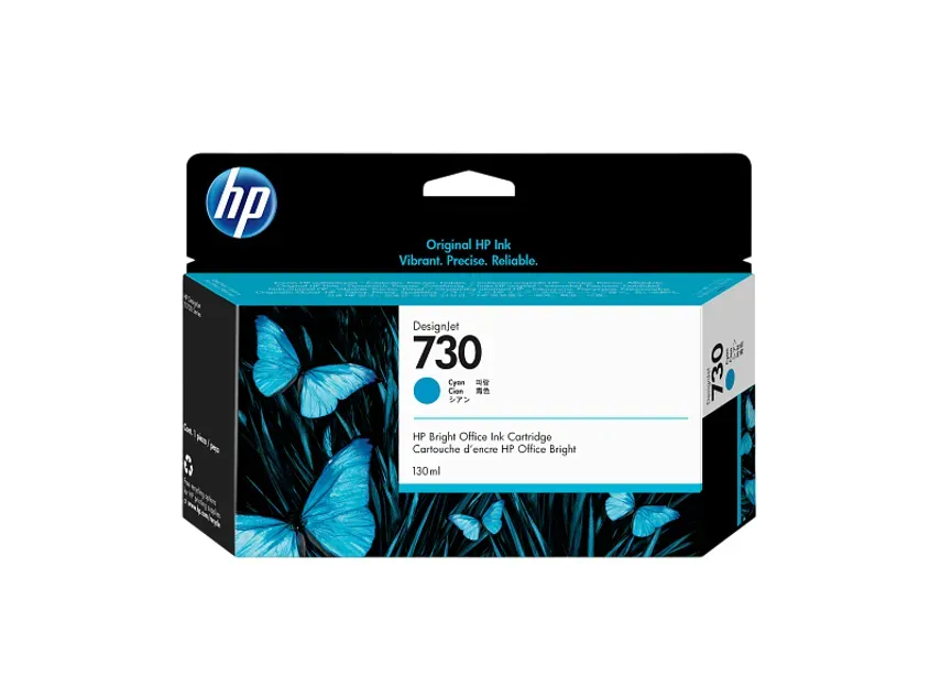 Cartucho Original P2V62A HP 730 130-ml Cyan Ink Cartridge 1-0418115