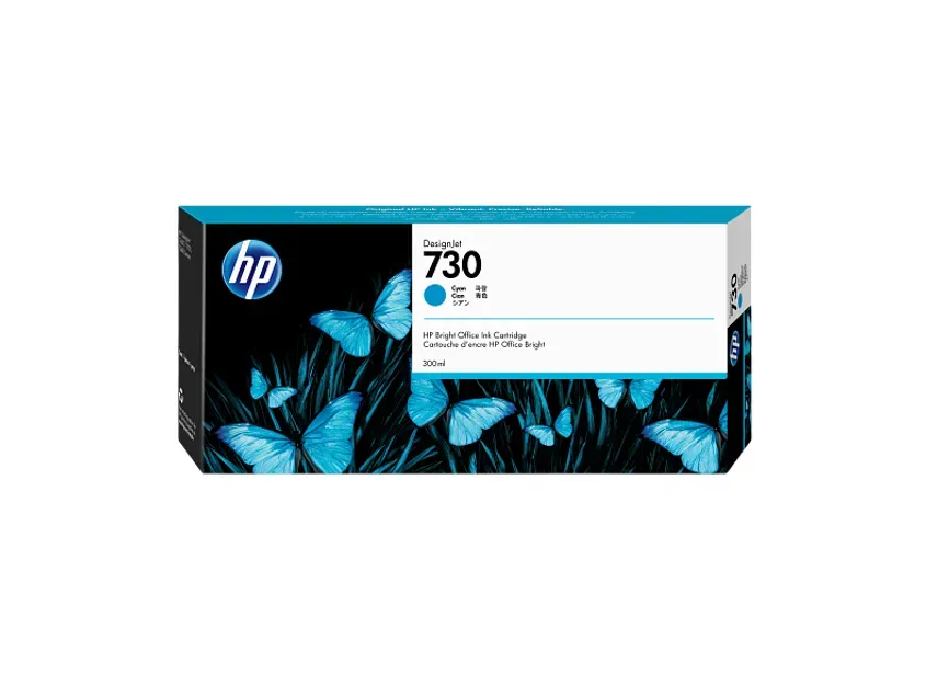 Cartucho Original P2V68A HP 730 300-ml Cyan Ink Cartridge 1-0418121