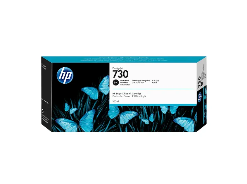 P2V73A HP 730 300-ml Photo Black Ink 1-0418126