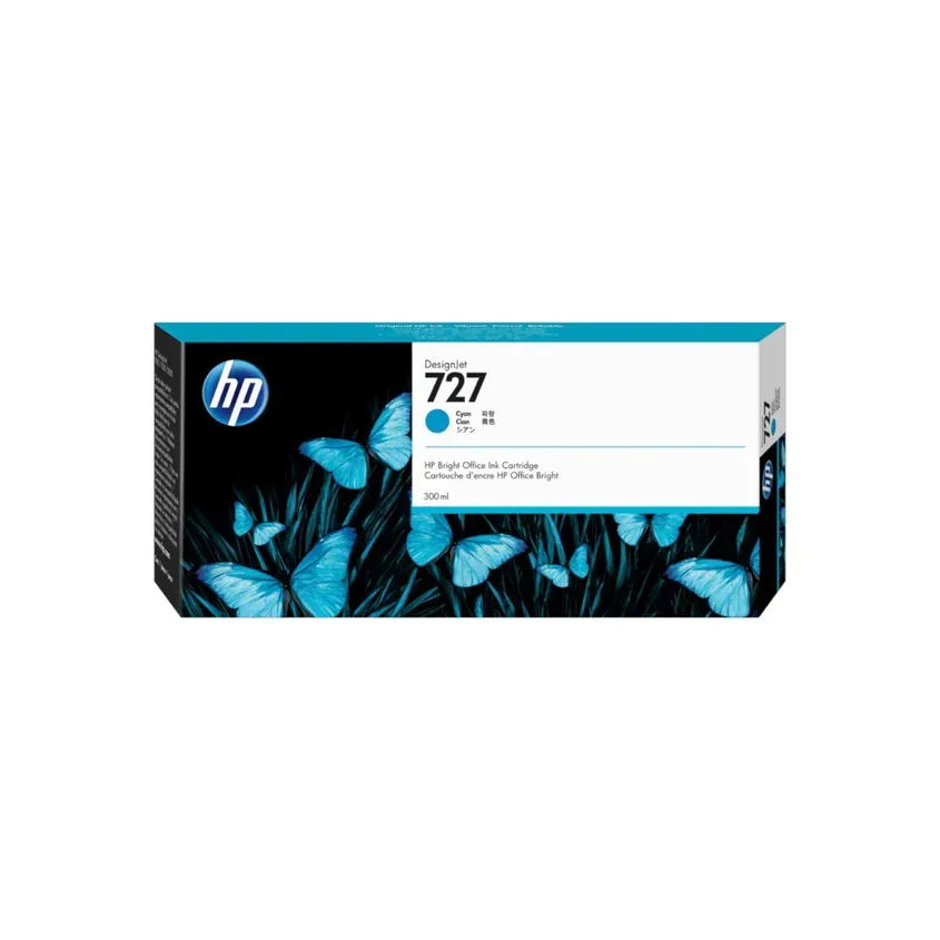 Cartucho Original F9J76A HP 727 300-ml Cyan Ink Cartridge 1-0418146