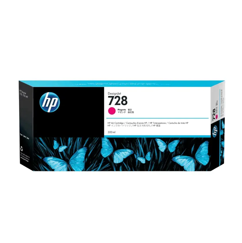 Cartucho Original F9K16A HP 728 300-ml Magenta Ink Cartridge 1-0418153