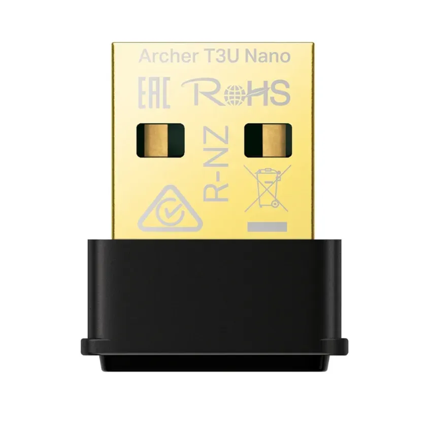 Receptor Usb Nano Wireless Wifi Ac1300 Dual Band Tp-link T3unano