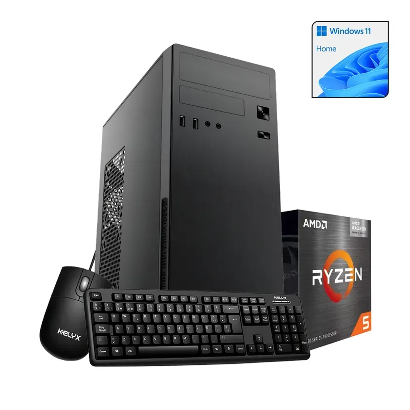 PcCombo Kelyx Amd Ryzen 5-5600gt 16gb M.2 512g Win 11 Home Original 1-0418036