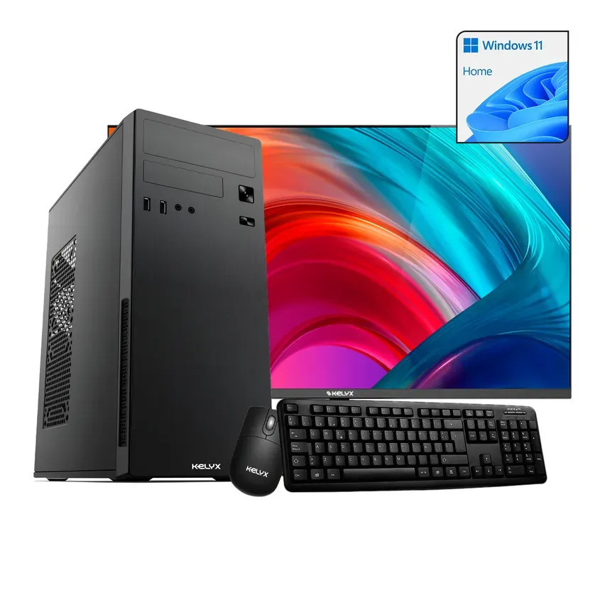 Pc Armada Kelyx AMD Ryzen 5-5600GT 16G M.2 512G Win 11H + Monitor 24" 1-0417812