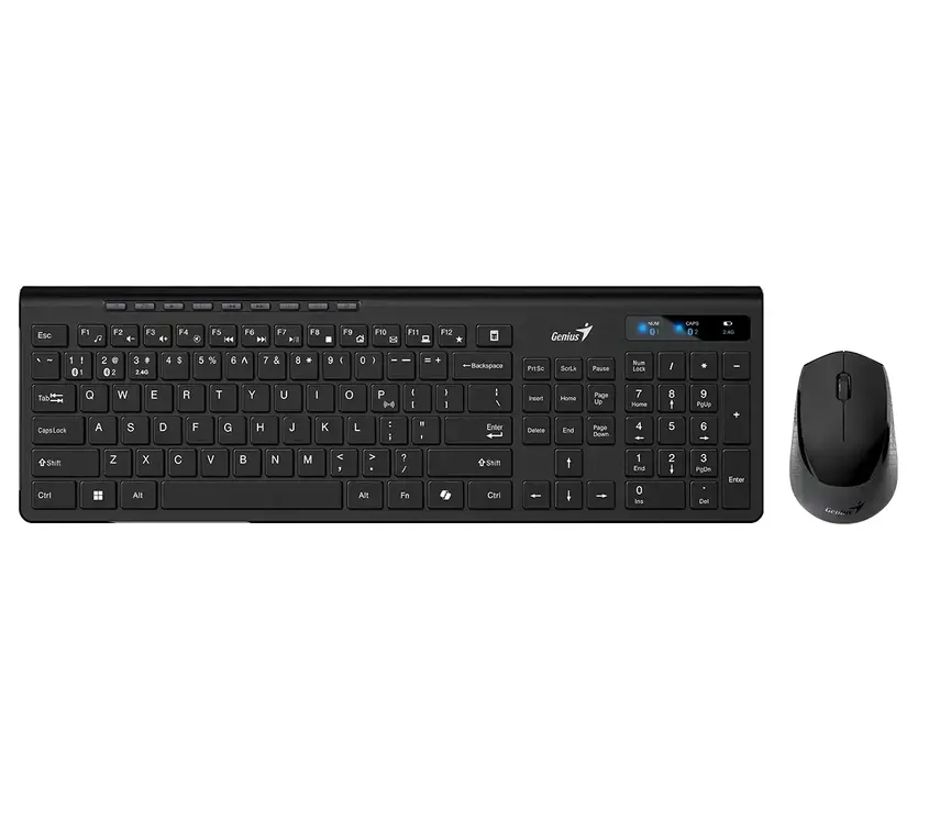Teclado + Mouse Genius SlimStar 8230,AI,Black,SP,BT+2.4GHz 1-0417399