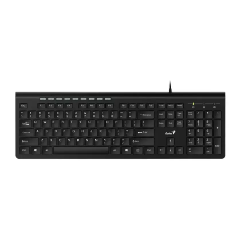 Teclado Genius Slimstar 230 Ii Blk Usb Black Ss-230bk-v2