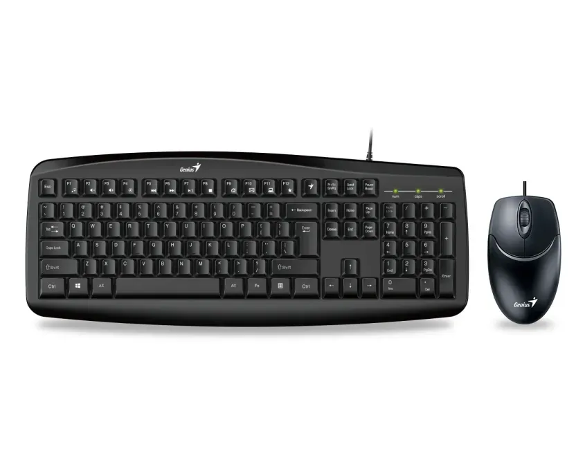 Teclado+mouse Genius Km-200 Teclas Programables Usb Blk Smartkm-200