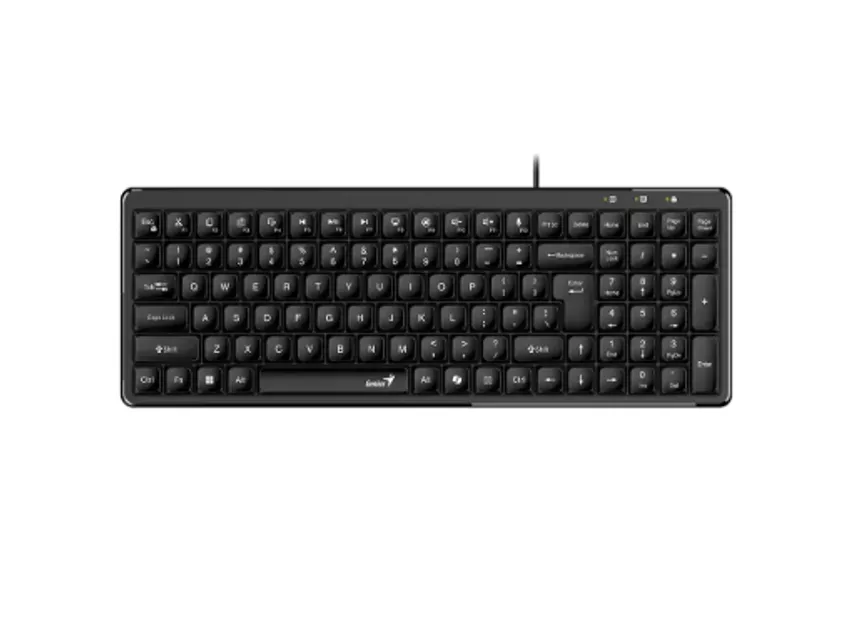 Teclado Genius LuxeMate 120 Black USB 1-0418057
