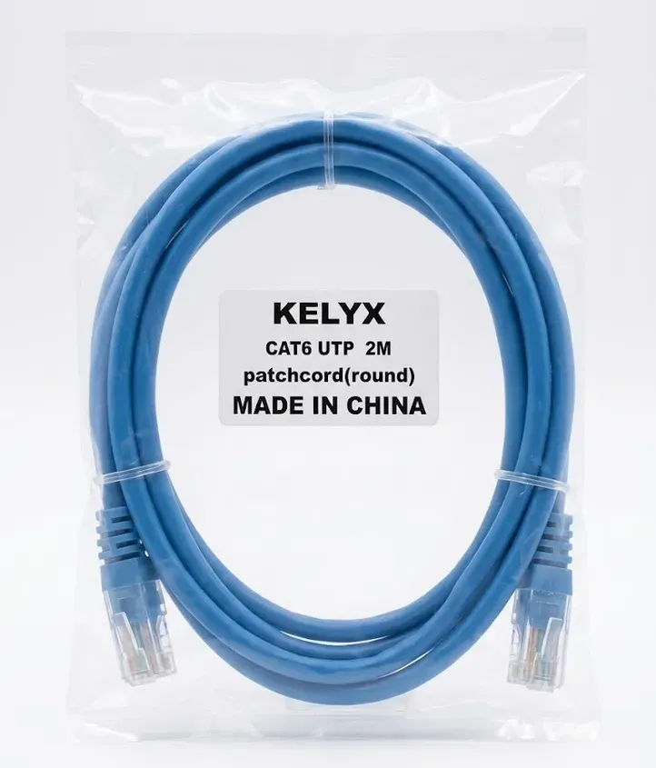 Patchcord Cable Utp Cat 6 2 Mt Cca Kx-patch2m-cat6