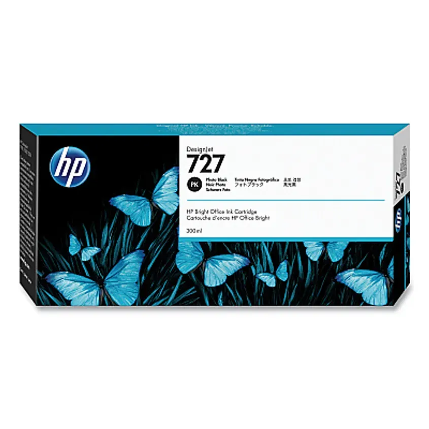 F9J79A HP 727 300-ml Photo Black Ink 1-0418149