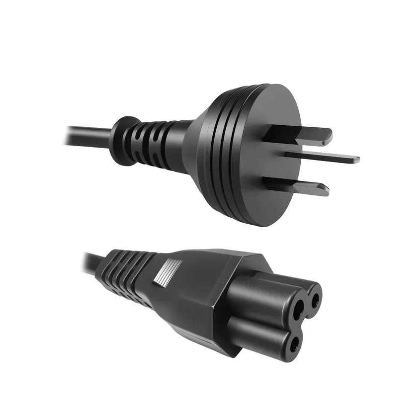 Cable Kelyx Power P/cargador Notebooks Conector C5 Trebol Cobre Puro 1.2mts 1-0418521