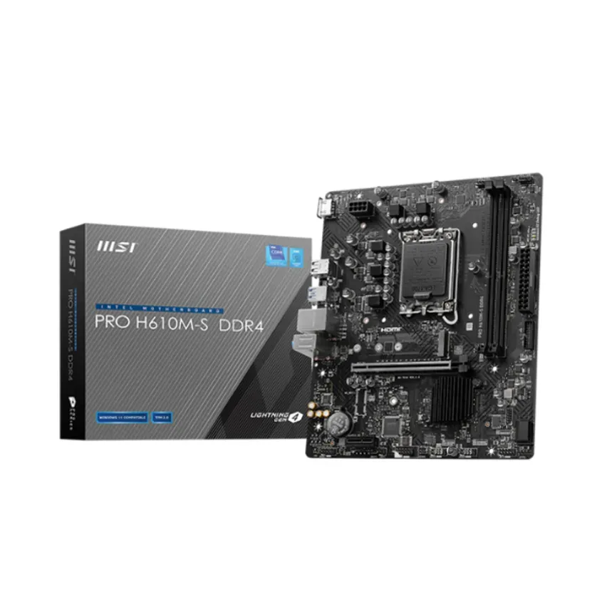 Mother Msi Pro H610m-s Ddr4 1700 (12va/13va/14va Gen) 1-0416534