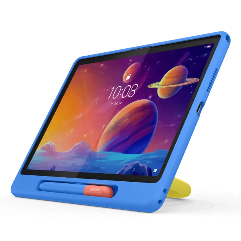 Tablet Lenovo Tab 10.1" WUXGA 4GB+64GB ,KIDS BUMPER CASE + Lápiz pasivo Luna Grey 1-0417218