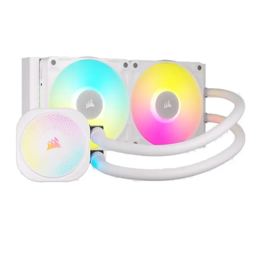 Water Cooling Corsair iCUE LINK TITAN 240 RX RGB 2x CPU Cooler 240mm White 1-0417447