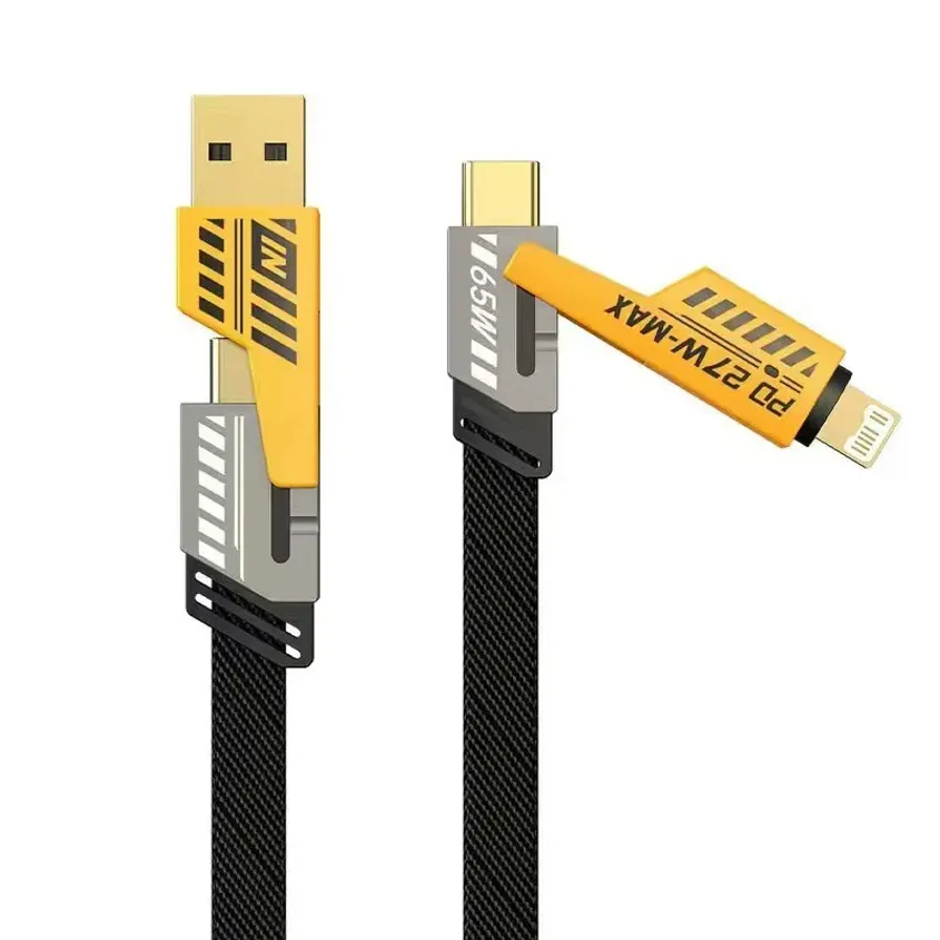 Cable Kelyx USB 4 en 1 - Type C / USB 3.0 / Lightning 1.5mts 1-0417312