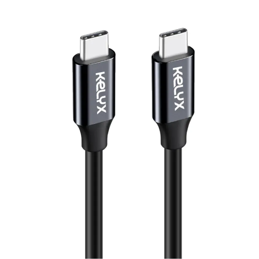 Cable Kelyx USB Type C a Type C 240W / 20Gbp - 4K ULTRA HD 1mt 1-0417311